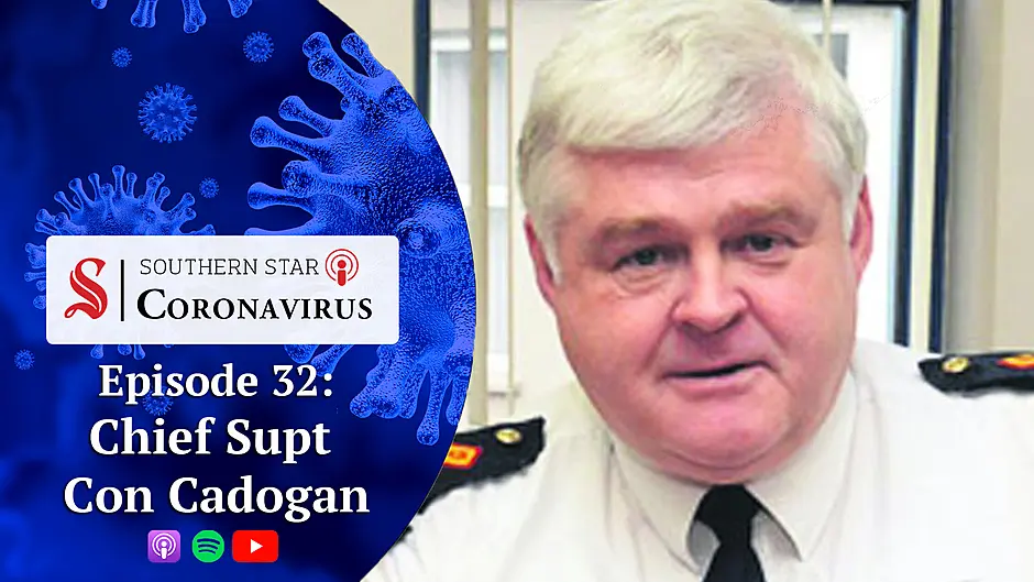 PODCAST: Chief Supt Con Cadogan on policing during Covid, a drop in burglaries but a rise in domestic violence crimes & the huge increase in drug detections Image