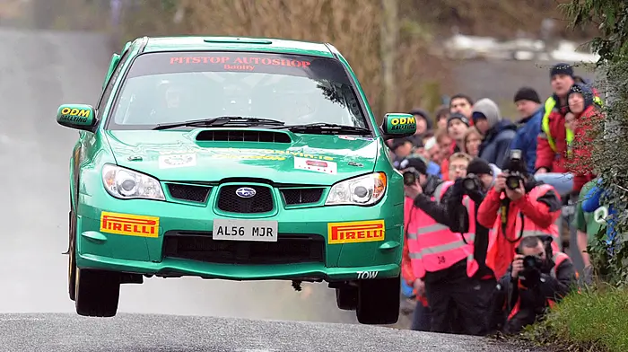Trademark green rally cars create unique identity for Jer O’Donovan Image