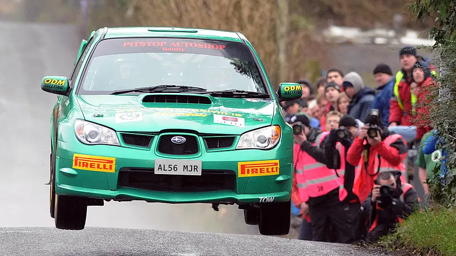 Trademark green rally cars create unique identity for Jer O’Donovan Image