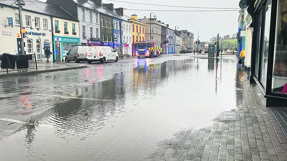 Fear of sewage in Bantry flood waters Image