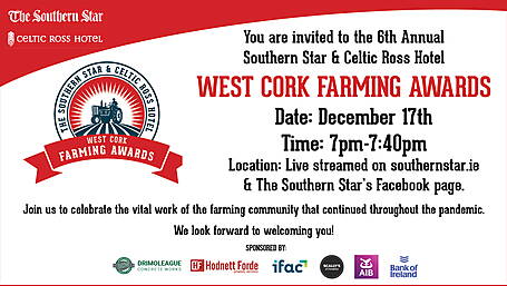 WATCH: The 6th Annual Southern Star & Celtic Ross Hotel West Cork Farming Awards Image