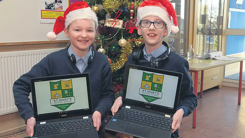 Chromebooks from GP Wood is a great boost to Enniskeane school Image