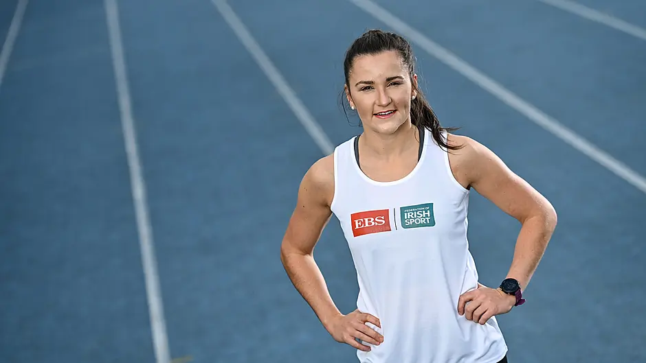 Healy's classy response after her Irish 200m record was broken Image