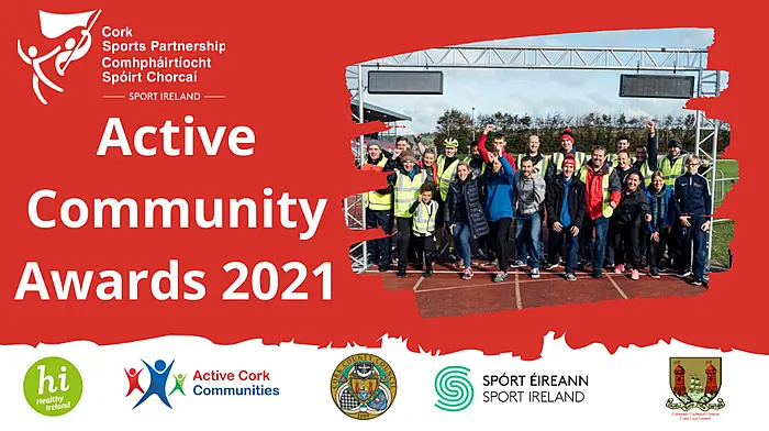 Deadline for entries to Cork Sports Partnership’s Active Community Awards extended until April 16th Image