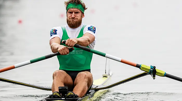Gary O'Donovan and Lydia Heaphy finish outside the medals at Europeans Image