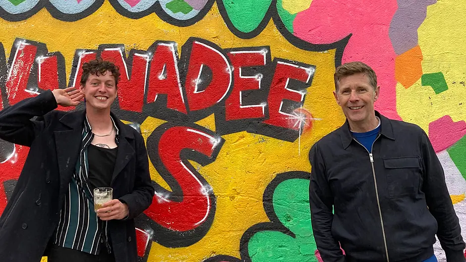 Dermot’s new show is just the ticket featuring Ballinadee bus Image