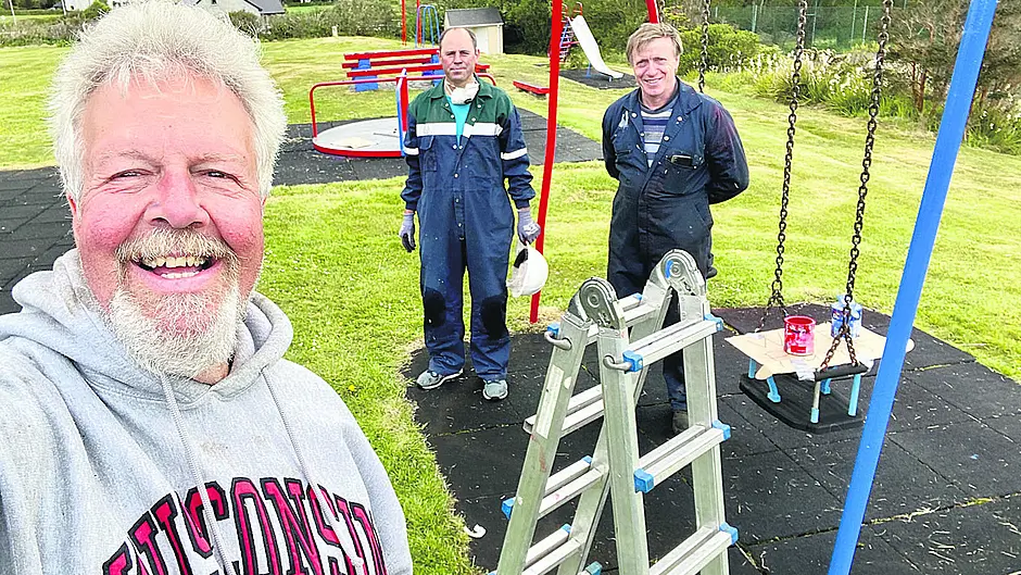 Kilcrohane’s playground gets a fresh look and lots of love Image