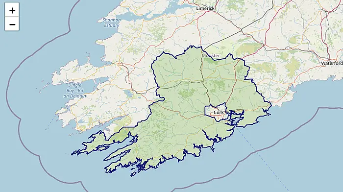 Moderate weather warning issued for Cork Image