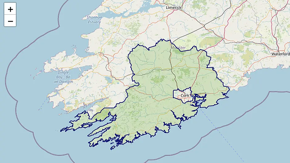 Moderate weather warning issued for Cork Image