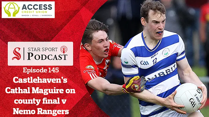 PODCAST: Castlehaven's Cathal Maguire on county final v Nemo Rangers and weekend sporting review Image