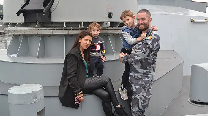 Dunmanway’s top links to navy brass Image