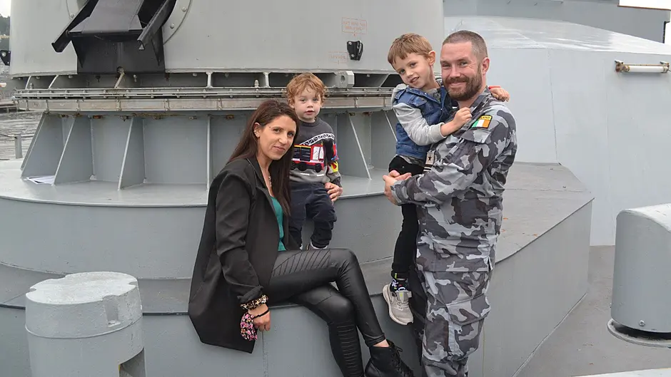 Dunmanway’s top links to navy brass Image