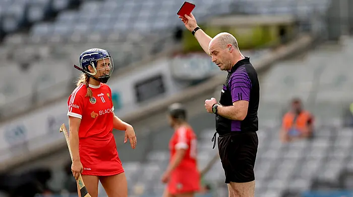 Cronin's red card will be appealed to the Camogie Association’s appeals' committee on Friday night Image