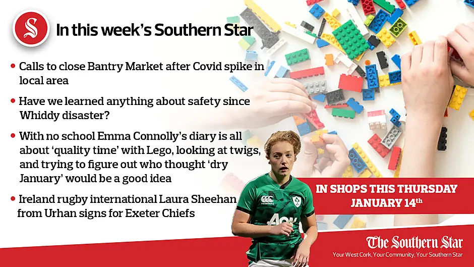 In this week's Southern Star: Calls to close Bantry Market after Covid spike in local area; Have we learned anything about safety since Whiddy disaster?; Ireland rugby international Laura Sheehan from Urhan signs for Exeter Chiefs Image