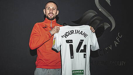 Hourihane hoping to inspire Swansea promotion push after joining Swans on loan Image