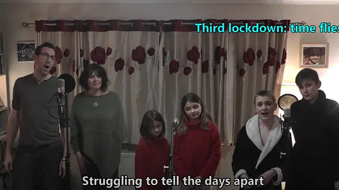 WATCH: UK family share hilarious lockdown cover of Total Eclipse of the Heart Image
