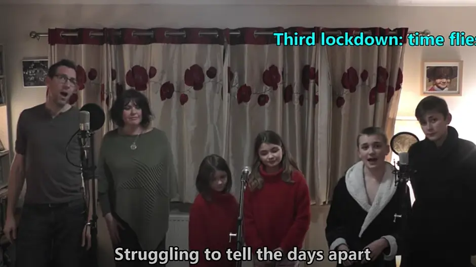 WATCH: UK family share hilarious lockdown cover of Total Eclipse of the Heart Image