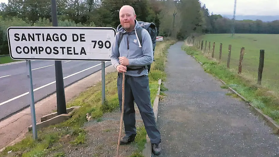 Mechanic does the Camino from his Kilmichael home Image