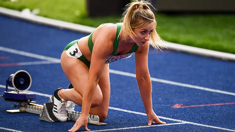 Joan Healy is on track to hit top speed at European Indoors Image