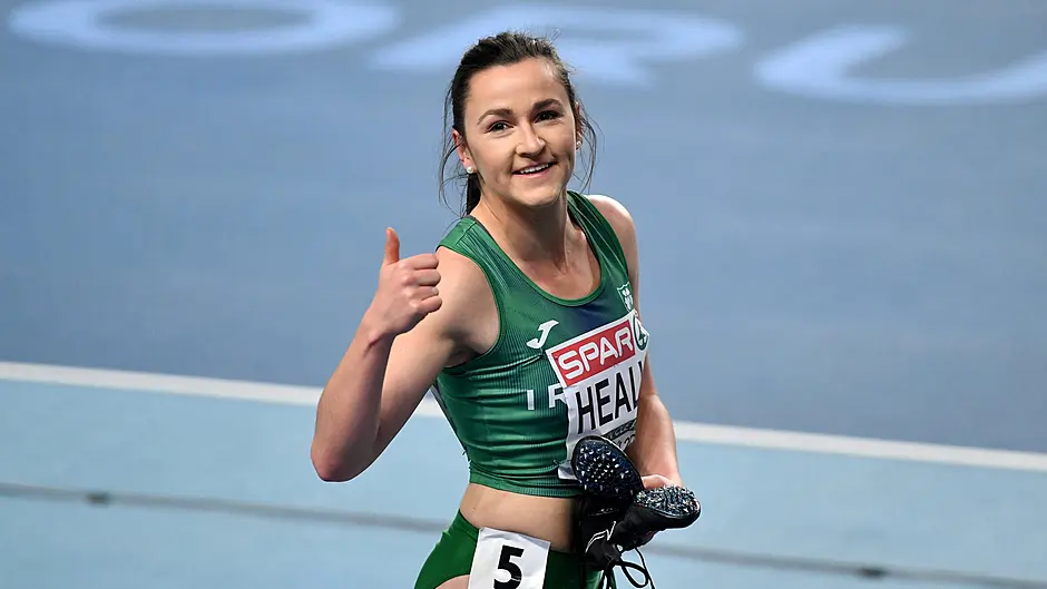 Phil Healy has qualified for the European Indoors 400m final Image