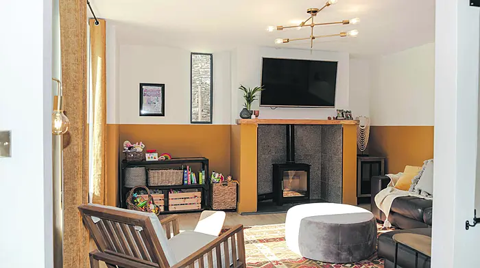 One of the cosier nooks in the Hobbs home in Ballincollig. (Photo: Gillian Carney)