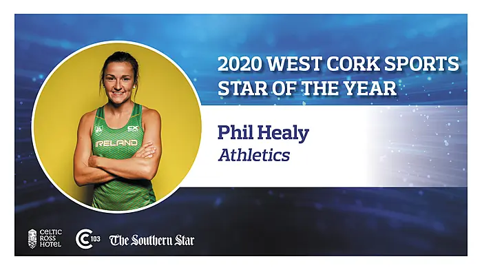 Irish sprint queen Phil Healy races her way to 2020 West Cork Sports Star of the Year Award Image