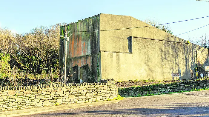 The handball Alley at Brandy Hall Bridge in Castletownbere. (Photo: Anne Marie Cronin )