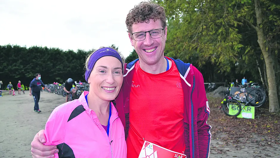 Emer and Padraig Courtney from Castlehaven, who took part in the Skibbereen Charity Adventure Race (Scar) last weekend. )Photo: Anne Minihane)