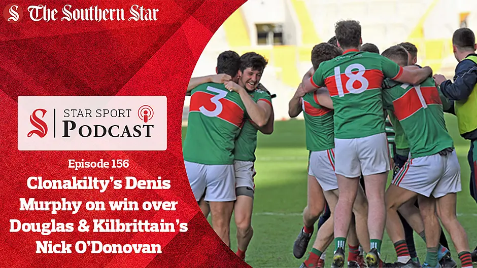PODCAST: Clonakilty's Denis Murphy on county semi-final win over Douglas & Kilbrittain's Nick O'Donovan chats Saturday's county final v Lisgoold Image