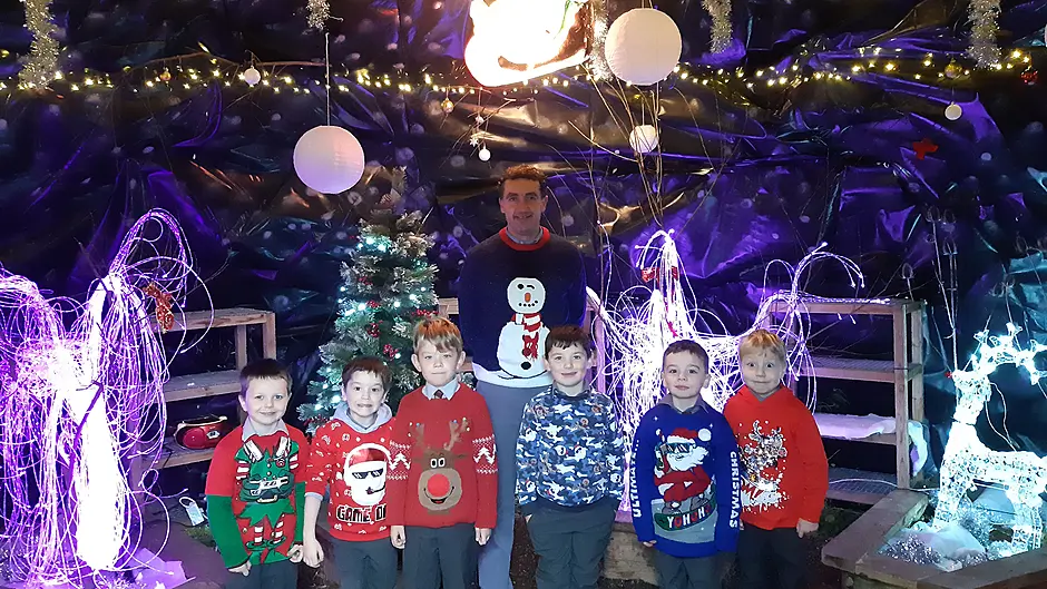 Skibb Winter Wonderland shines in garden geodome at boys’ school Image