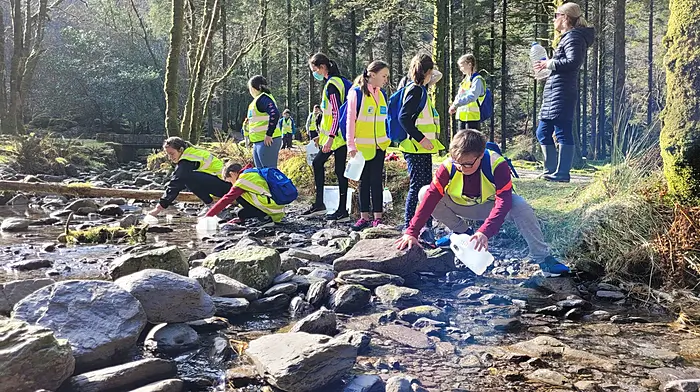 Students highlight water scarcity at World Water Day event at Gougane Barra Image