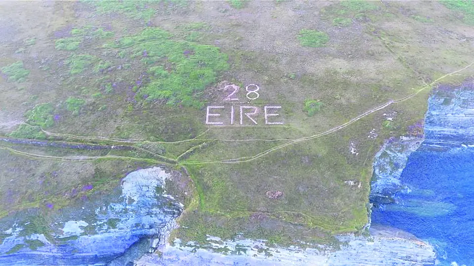 Toe Head Eire sign was Ireland’s 28th Image