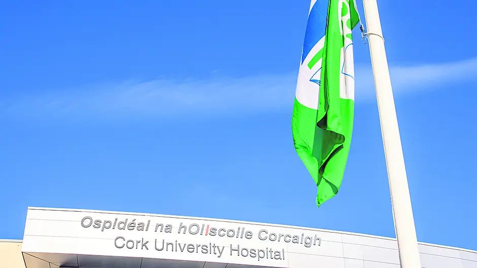 BRIEFS: Green flag is awarded to Cork University Hospital Image