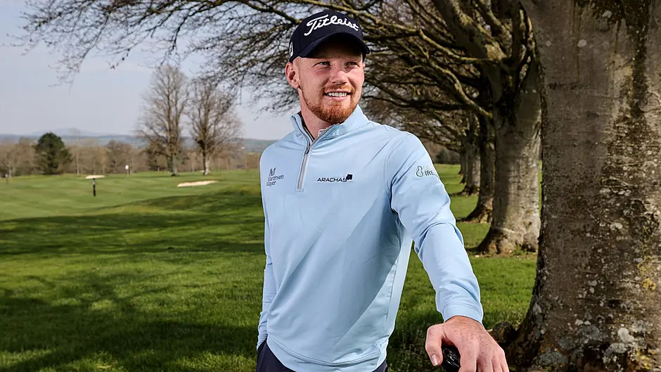 Kinsale golfer John Murphy is motivated by housemate Séamus Power Image