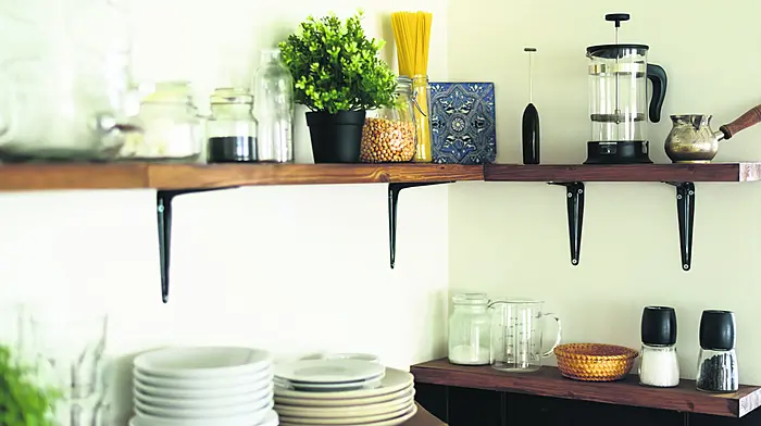 Open shelves: dusty but so delightful! Image