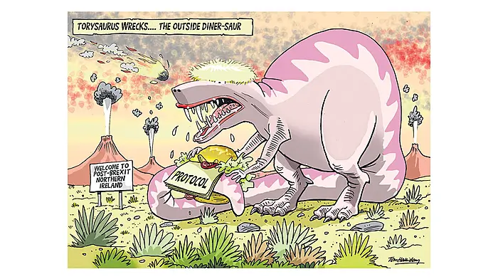 COLM TOBIN: Why are the DUP so insistent on going the way of the dinosaurs? Image