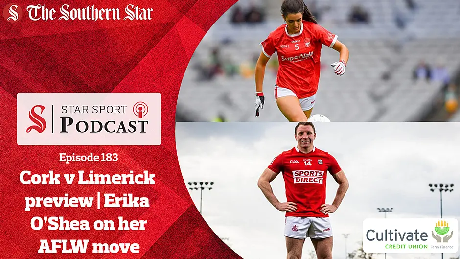 PODCAST: Cork v Limerick preview with Jerome O'Connell | All-Star Erika O'Shea on her move to the AFLW Image