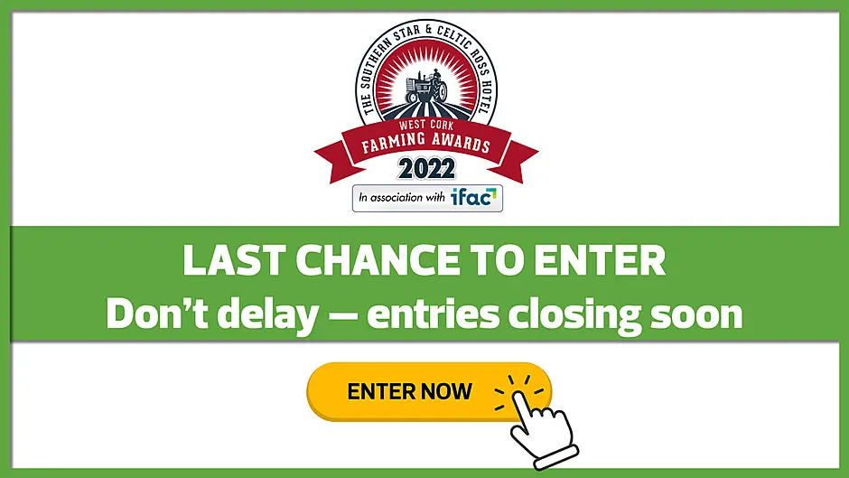 Don't forget to enter the West Cork Farming Awards! Image