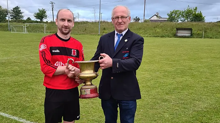 ‘The league title is the reason you don’t go out on a Saturday night,’ explains Drinagh captain Gearoid White Image