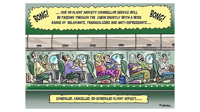 COLM TOBIN: Airports are flying from crisis to crisis – on a wing and a prayer Image