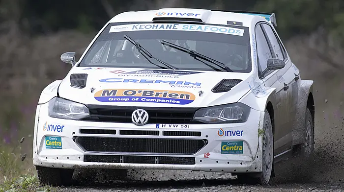 BRC leader Keith Cronin rolls VW Polo in Wales Image
