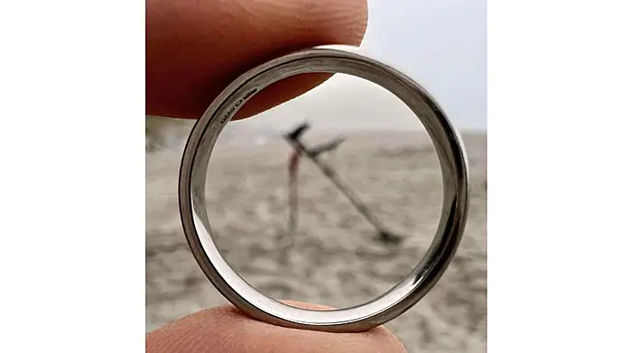 Couple’s joy after discovery of lost wedding ring Image