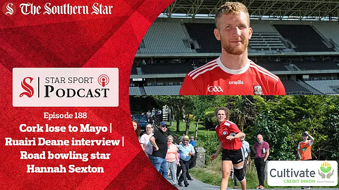 PODCAST: Ruairi Deane on Cork, Bantry & Carbery | Cork lose to Mayo | Road bowling sensation Hannah Sexton Image
