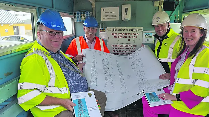 Work underway on Dursey’s cable car towers Image