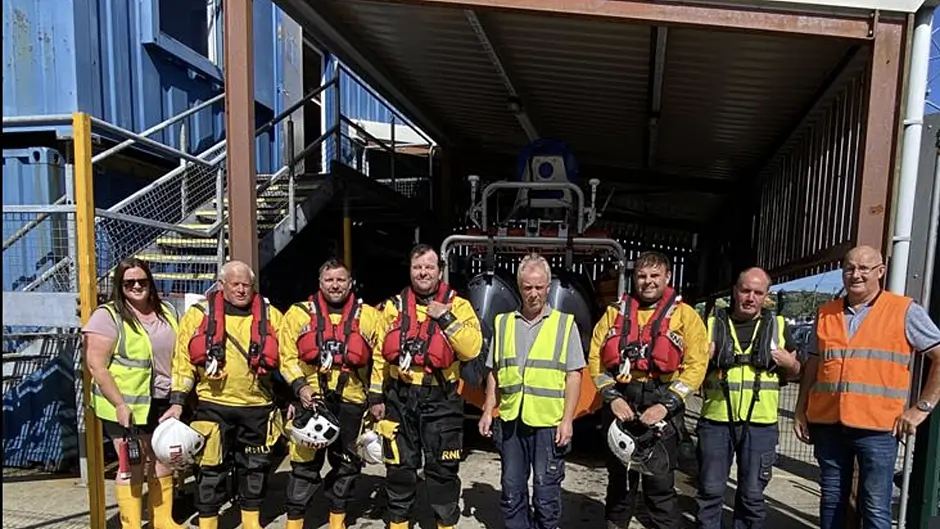 Union Hall RNLI on call-out today to look for overdue boat with one person onboard Image