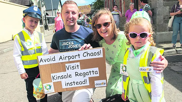 Also enjoying the fancy dress element of the regatta were Sean and Alice Ryan from Belgooly. 		             (Photos: John Allen)