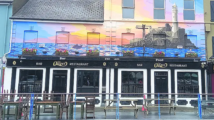 Bantry’s new mural puts the spotlight on Fastnet Rock Image