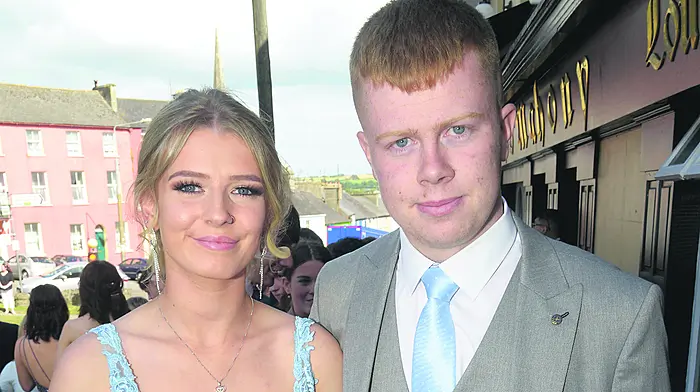 Charlotte Ross and Eoin Lane were at the St Brogan’s College Bandon graduation (Photo: Denis Boyle)