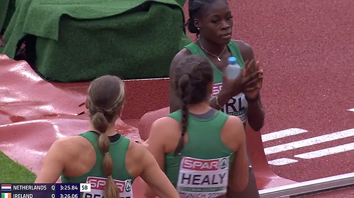 Healy & Co qualify for European 4x400m final in record time Image
