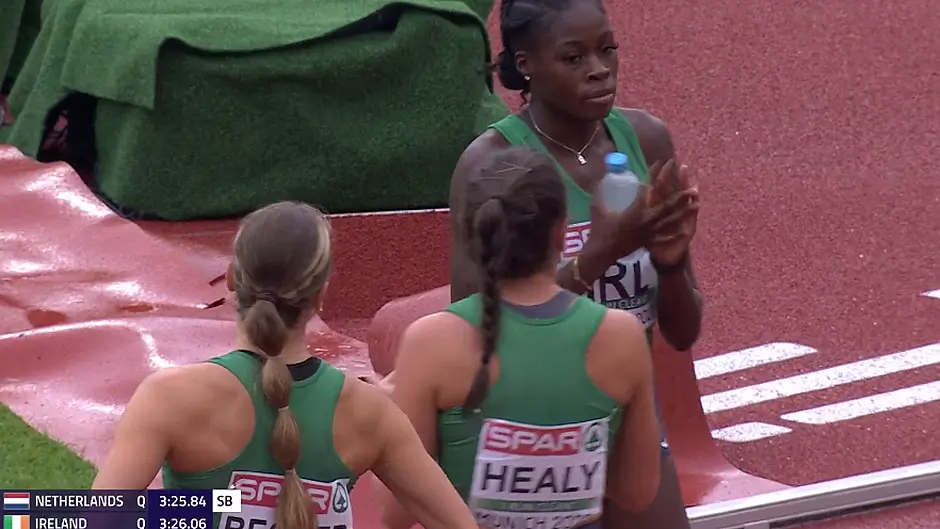 Healy & Co qualify for European 4x400m final in record time Image